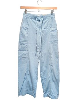 SO Mid Rise Pull-On Wide Leg Sky Blue Casual Pants With Belt String NWT (#D1004)